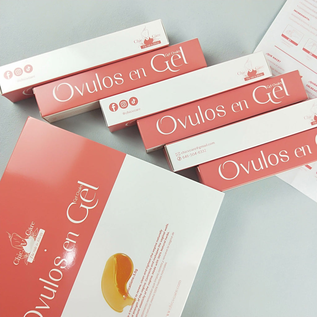 Chicvcare Ovulos en Gel box with individually packaged gel ovules
